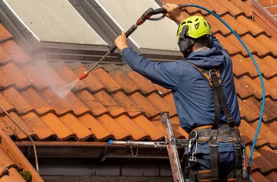 Démoussage et hydrofuge de toiture à Bistroff